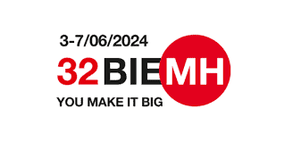 Logotipo para la 32ª BIEMH, que se celebrará del 3 al 7 de junio de 2024, con el atrevido lema "You Make It Big", continuando el legado de innovación celebrado desde la 31ª BIEMH 2022.
