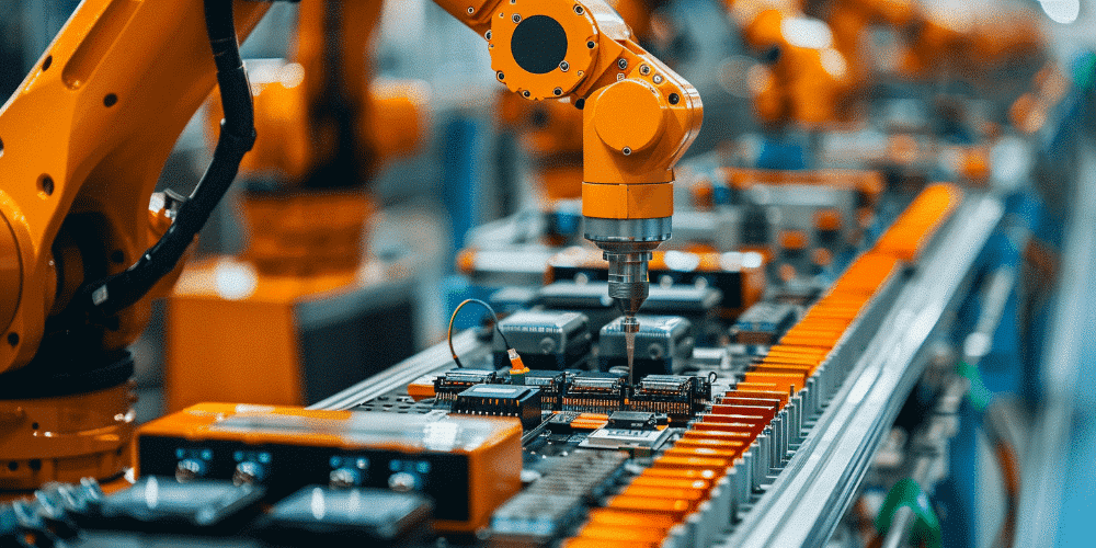 Soldadura de piezas electrónicas